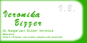 veronika bizzer business card